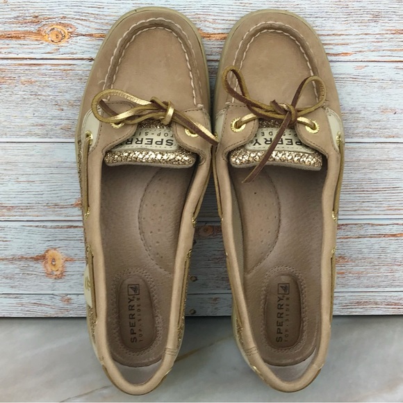 Sperry Top-Sider Women’s Angelfish in Gold Glitter size 6 EUC - Picture 7 of 9